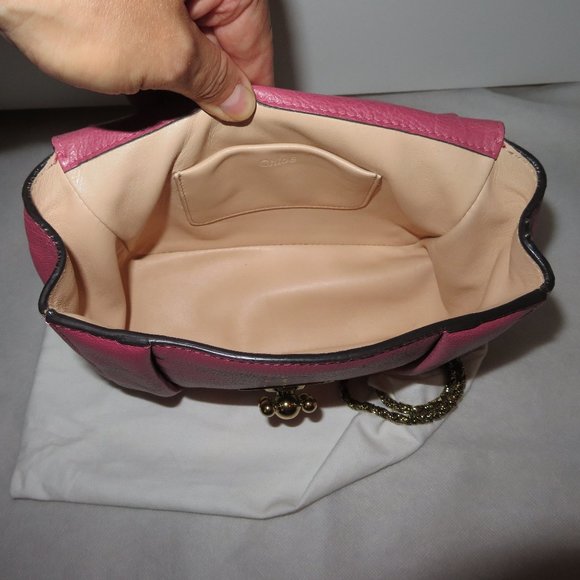 Chloe Elsie Small Bag in Pink - Picture 11 of 17